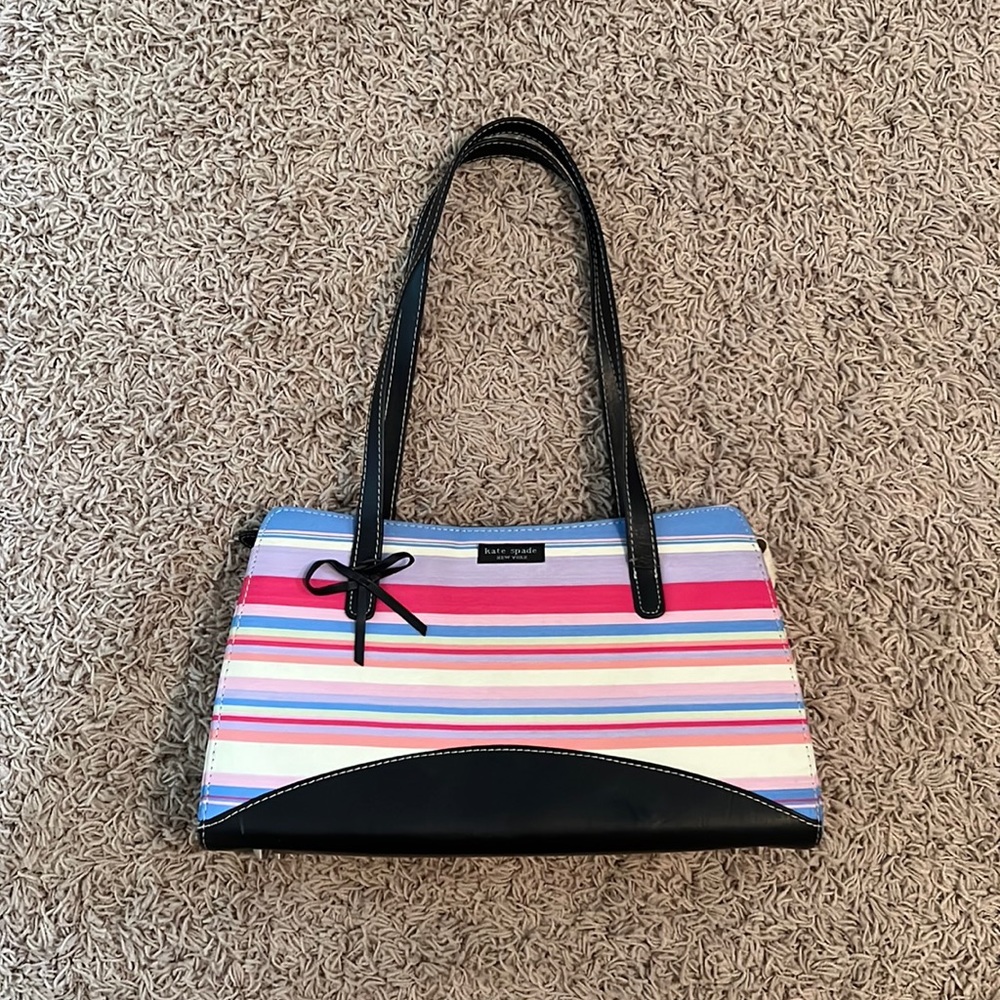 Kate Spade Multi-Colored Striped Purse